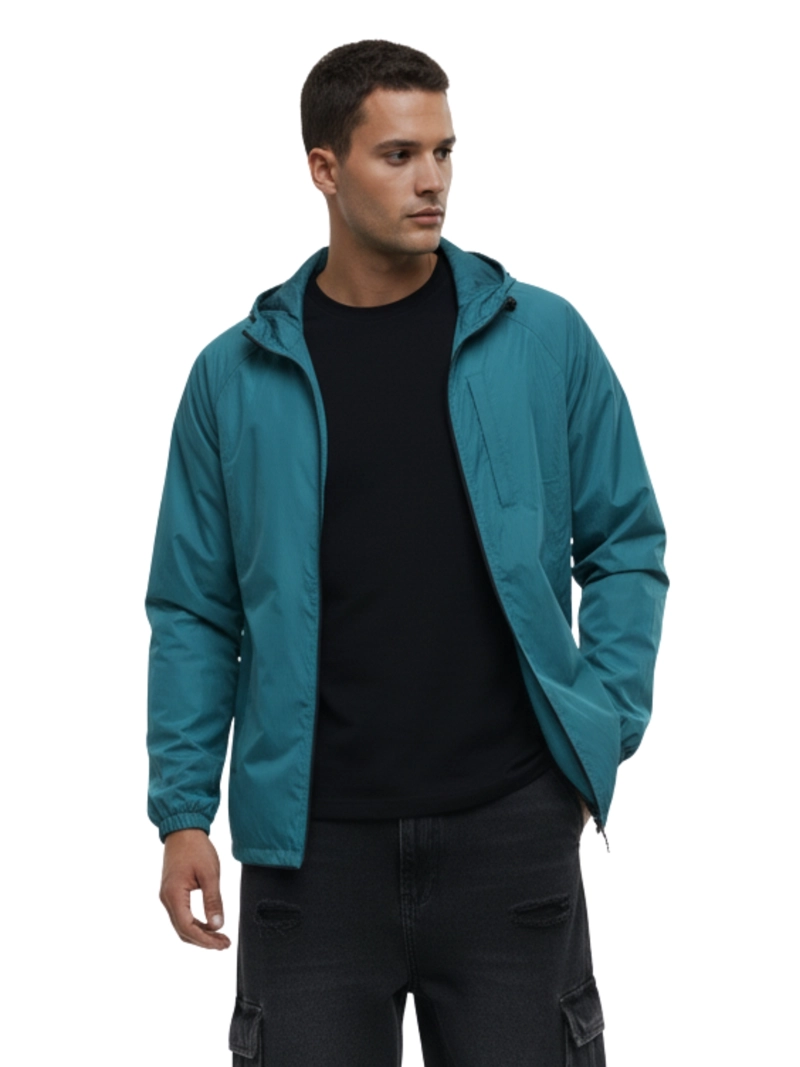 CORTAVIENTOS IMPERMEABLE HOMBRE FORRO - 1