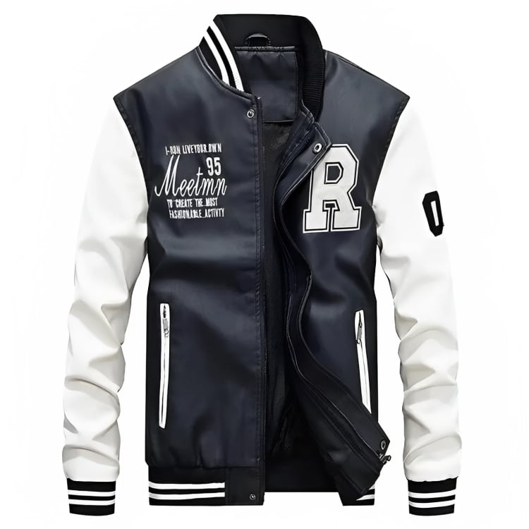 CHAQUETA ECOCUERO ITALY FOR MAN BLANCA - 1