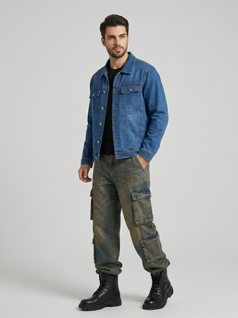 CHAQUETA MEZCLILLA DENIM HOMBRE FRENCH - 2