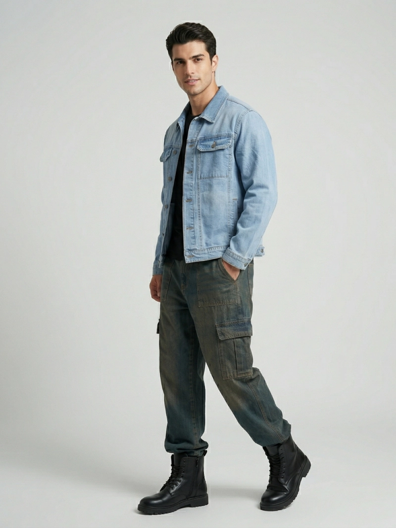 CHAQUETA MEZCLILLA DENIM HOMBRE FRENCH - 3