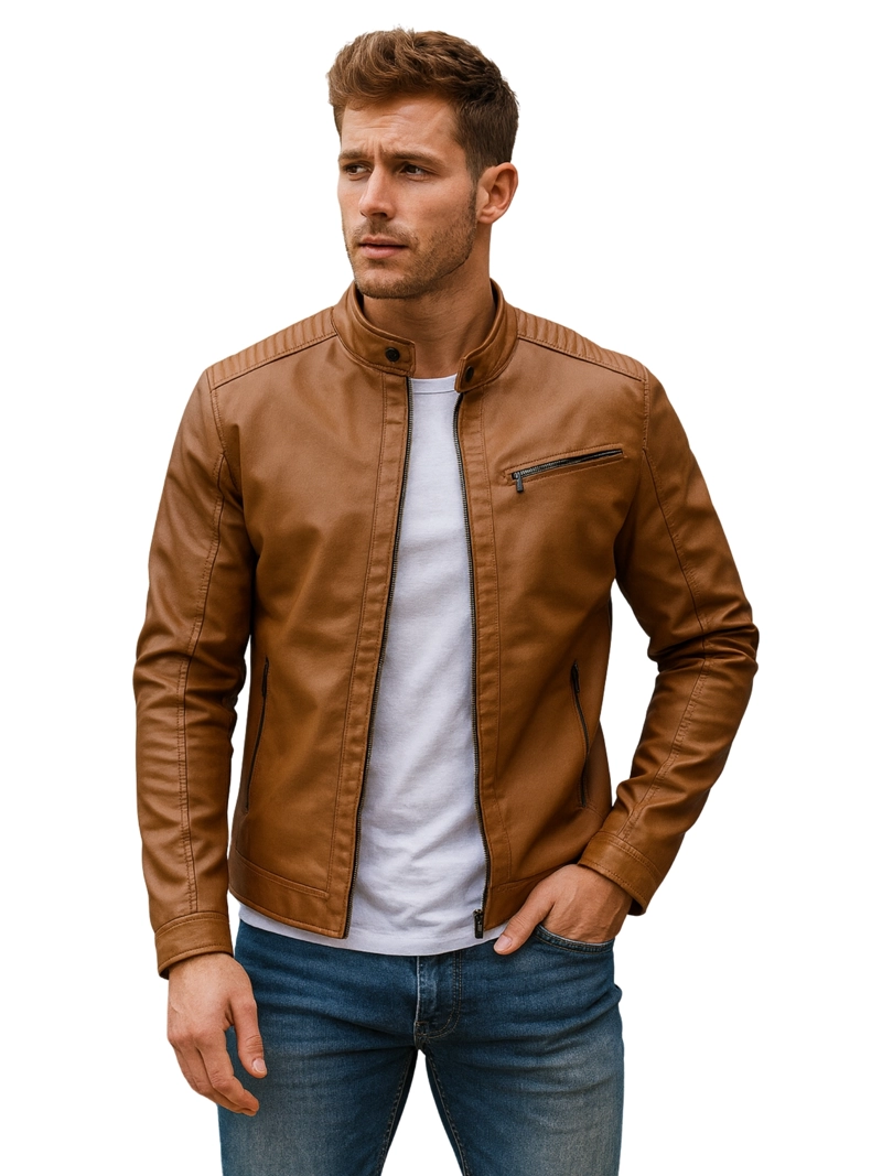CHAQUETA ECOCUERO SOFT HOMBRE BERLIN - 1