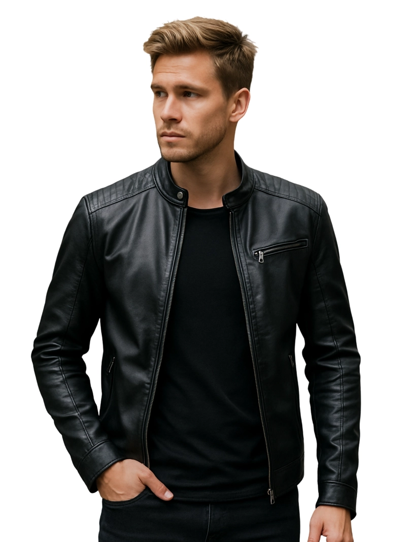 CHAQUETA ECOCUERO SOFT HOMBRE BERLIN - 1
