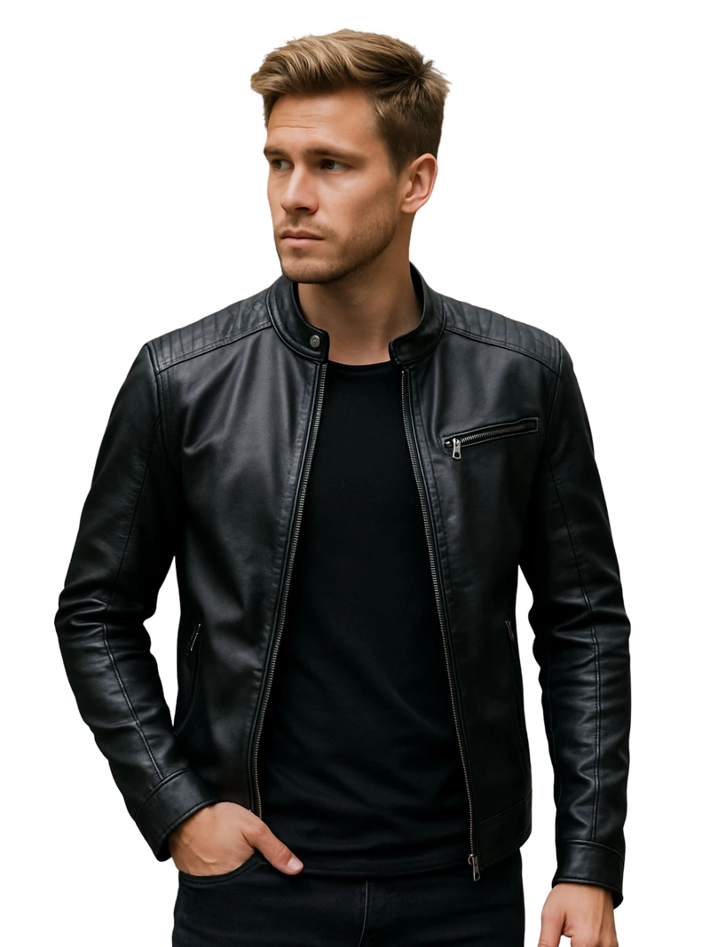 CHAQUETA ECOCUERO SOFT HOMBRE BERLIN - 1