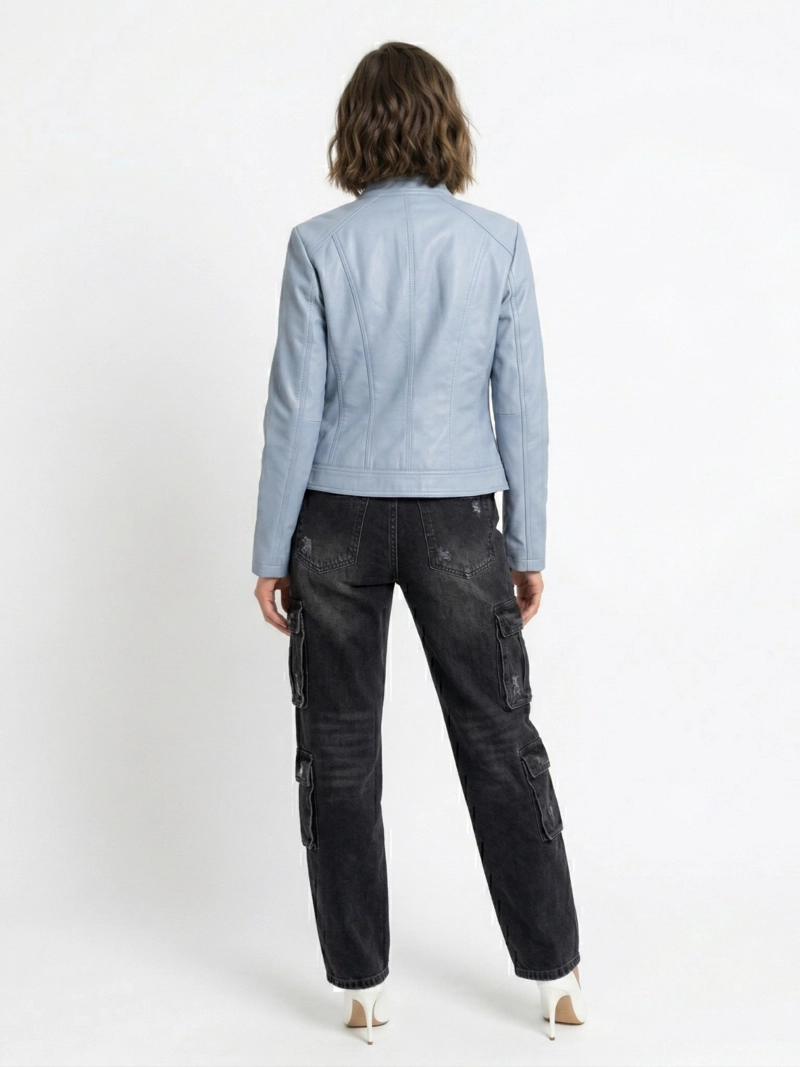 CHAQUETA ECOCUERO MUJER OLIMPUS - 2