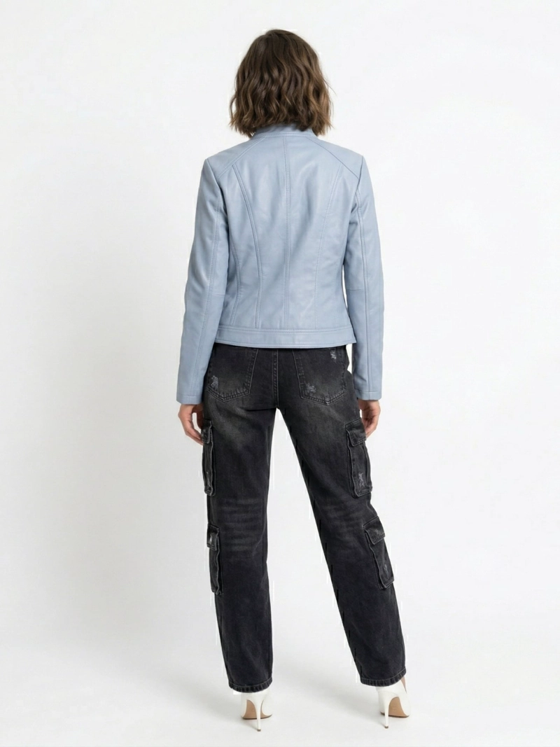 CHAQUETA ECOCUERO MUJER OLIMPUS - 2