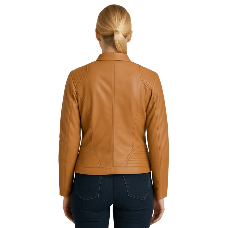 CHAQUETA ECOCUERO MUJER OLIMPUS - 3