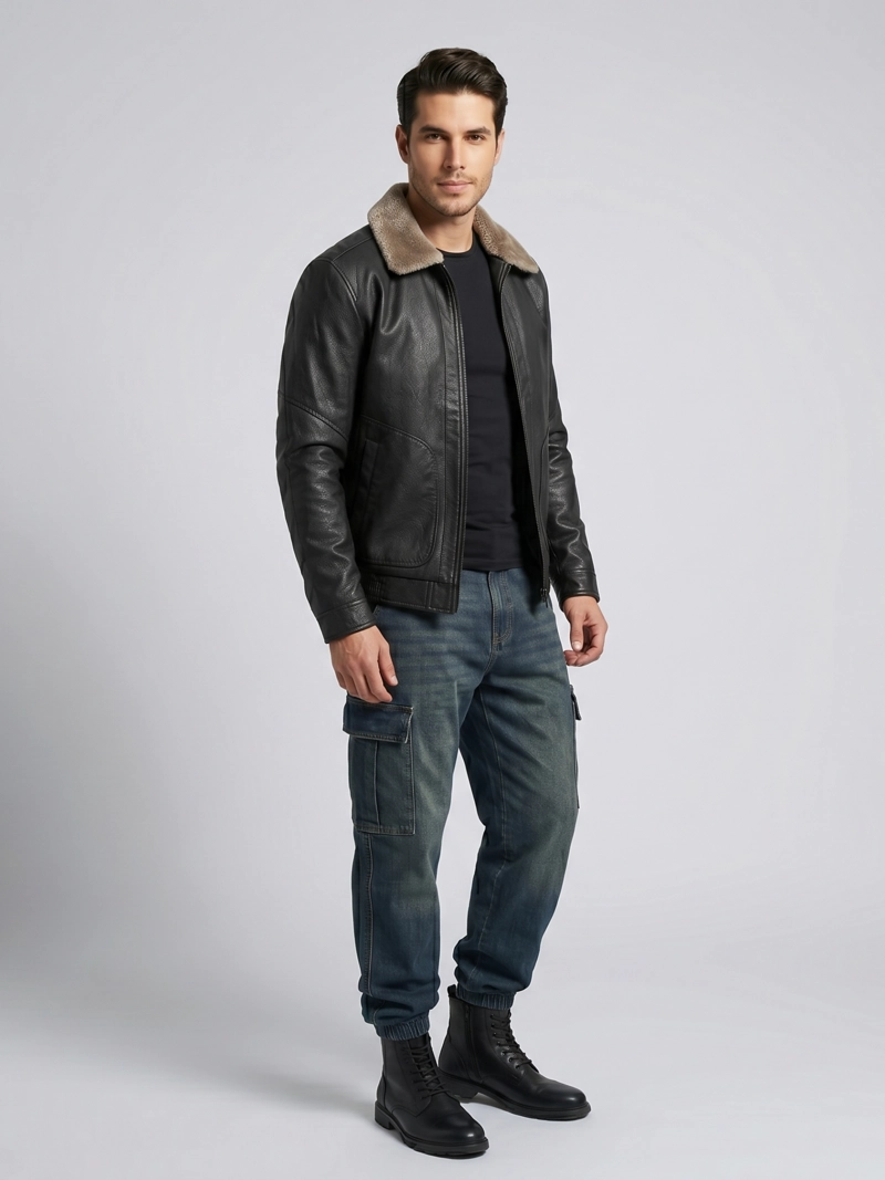 CHAQUETA ECOCUERO SOFT ESTONIA HOMBRE - 2