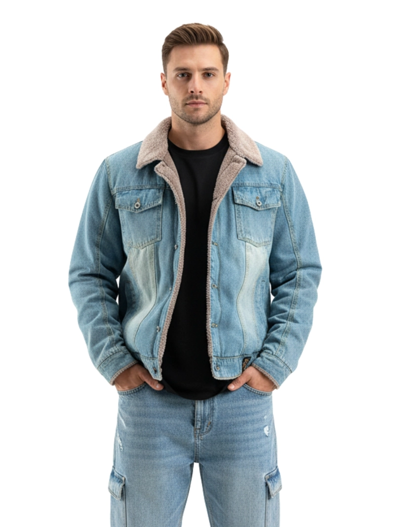 CHAQUETA DENIM POLAR HOMBRE MOSCU - 1