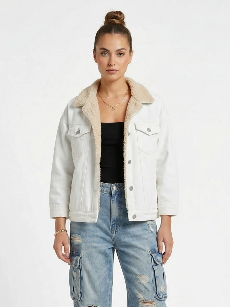 CHAQUETA DENIM CHIPORRO AFRICA MUJER - 1