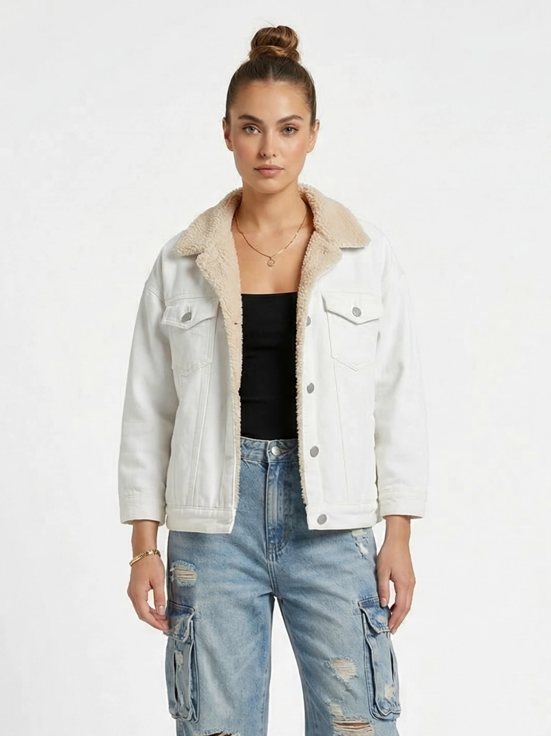CHAQUETA DENIM CHIPORRO AFRICA MUJER - 1