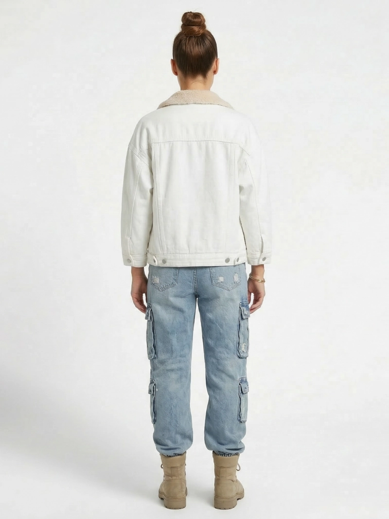 CHAQUETA DENIM CHIPORRO AFRICA MUJER - 3
