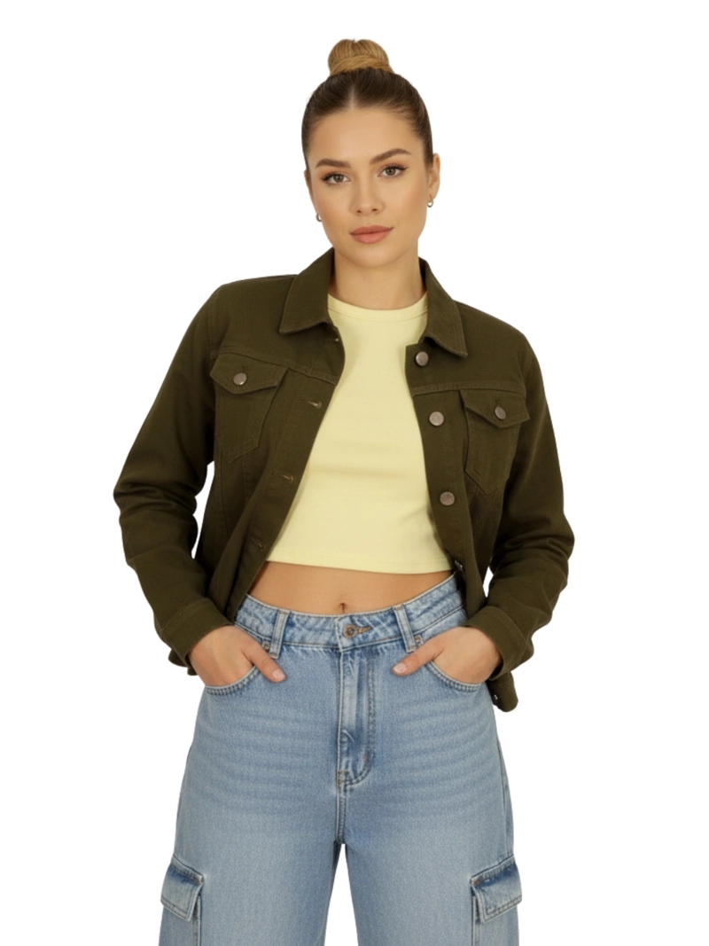 CHAQUETA DENIM MUJER COLORS - 1