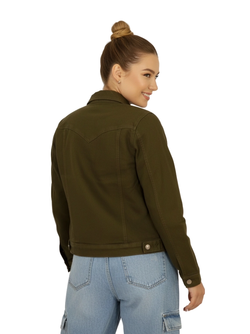 CHAQUETA DENIM MUJER COLORS - 2