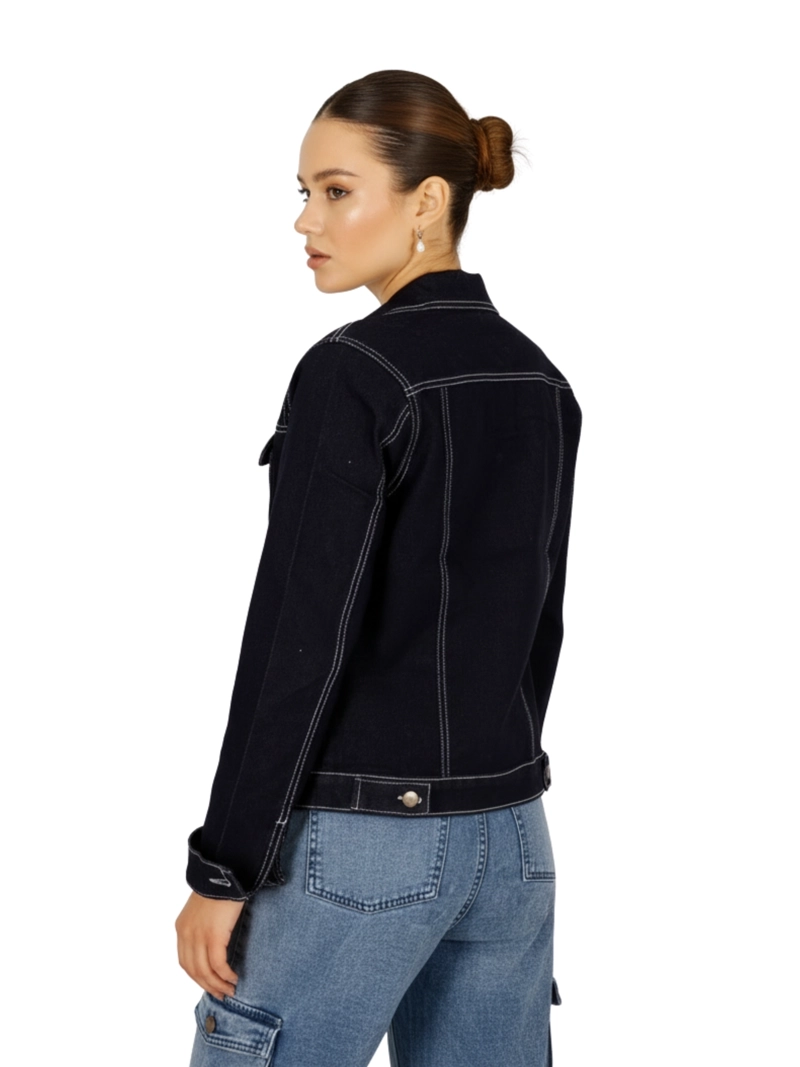 CHAQUETA ALGODÓN MUJER D'JOE MEZCLILLA DENIM - 2