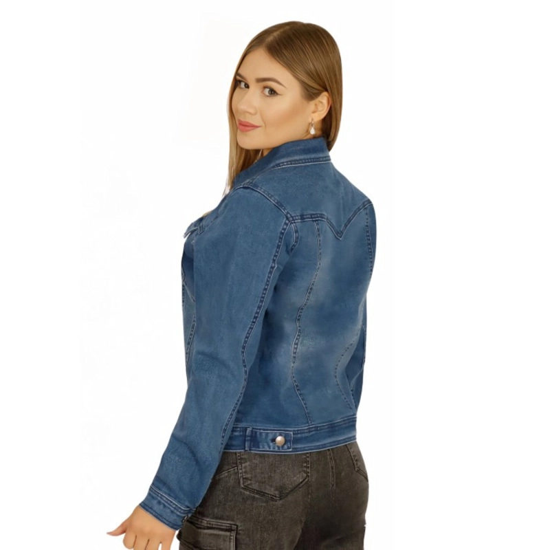 CHAQUETA ALGODÓN MUJER D'JOE MEZCLILLA DENIM - 2