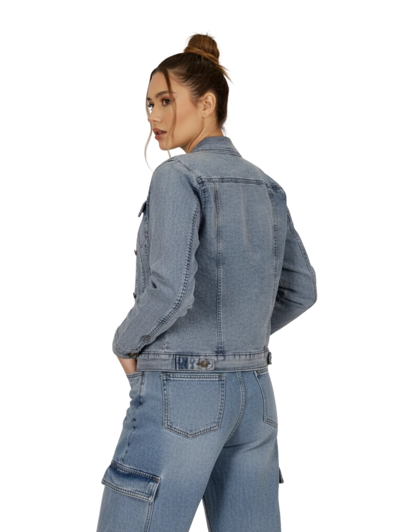 CHAQUETA ALGODÓN MUJER D'JOE MEZCLILLA DENIM - 2