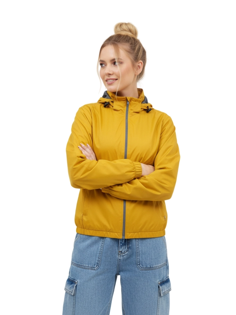 CORTAVIENTOS IMPERMEABLE MUJER FORRO - 1