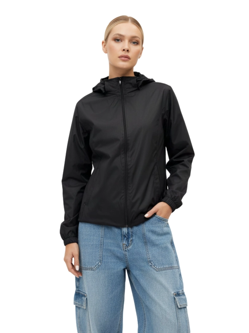 CORTAVIENTOS IMPERMEABLE MUJER FORRO - 1