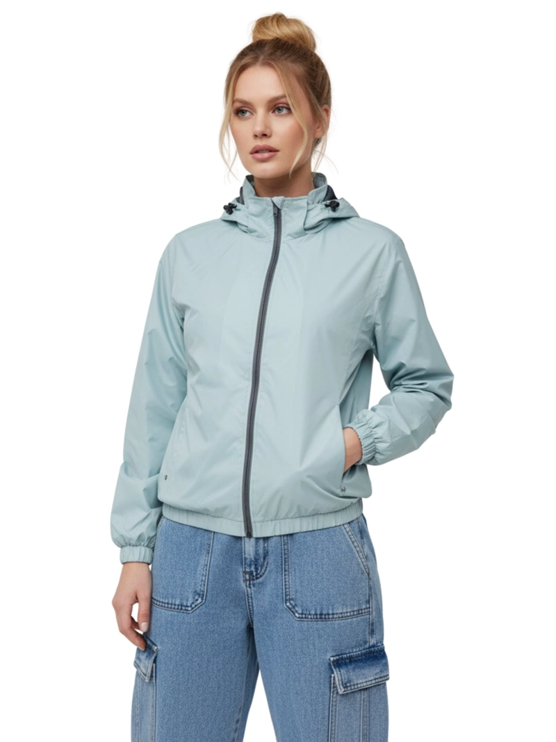 CORTAVIENTOS IMPERMEABLE MUJER FORRO - 1
