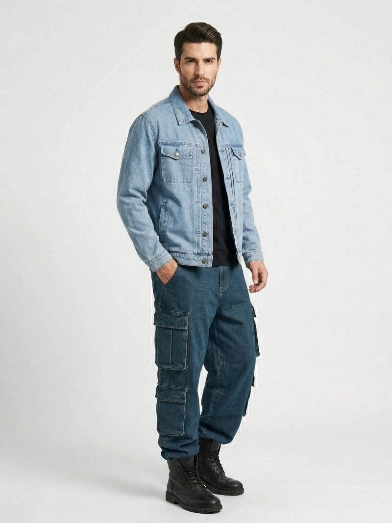 CHAQUETA MEZCLILLA DENIM HOMBRE NEW FRENCH - 2