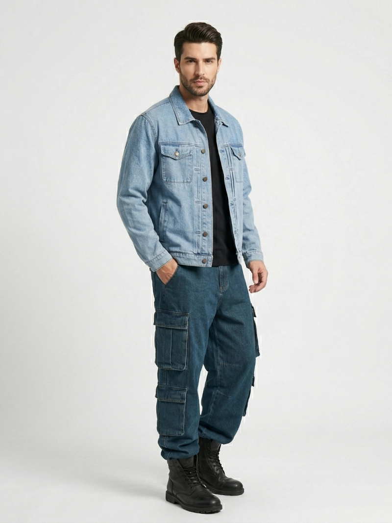 CHAQUETA MEZCLILLA DENIM HOMBRE NEW FRENCH - 2