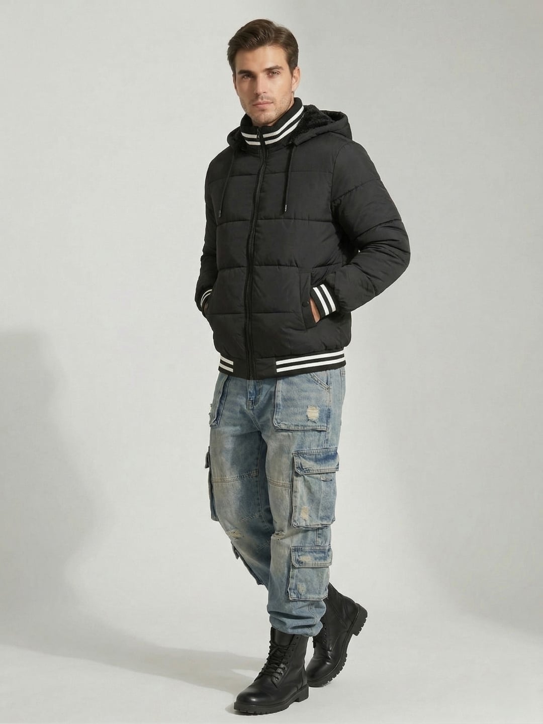 CHAQUETA PARKA FORRO POLAR  HOMBRE BOHEMIA - 2