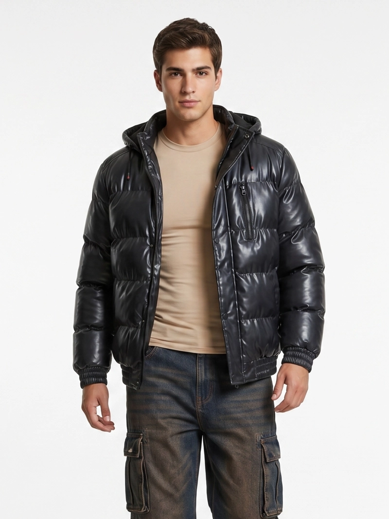 CHAQUETA PARCA ACOLCHADA IMPERMEABLE HOMBRE - 1