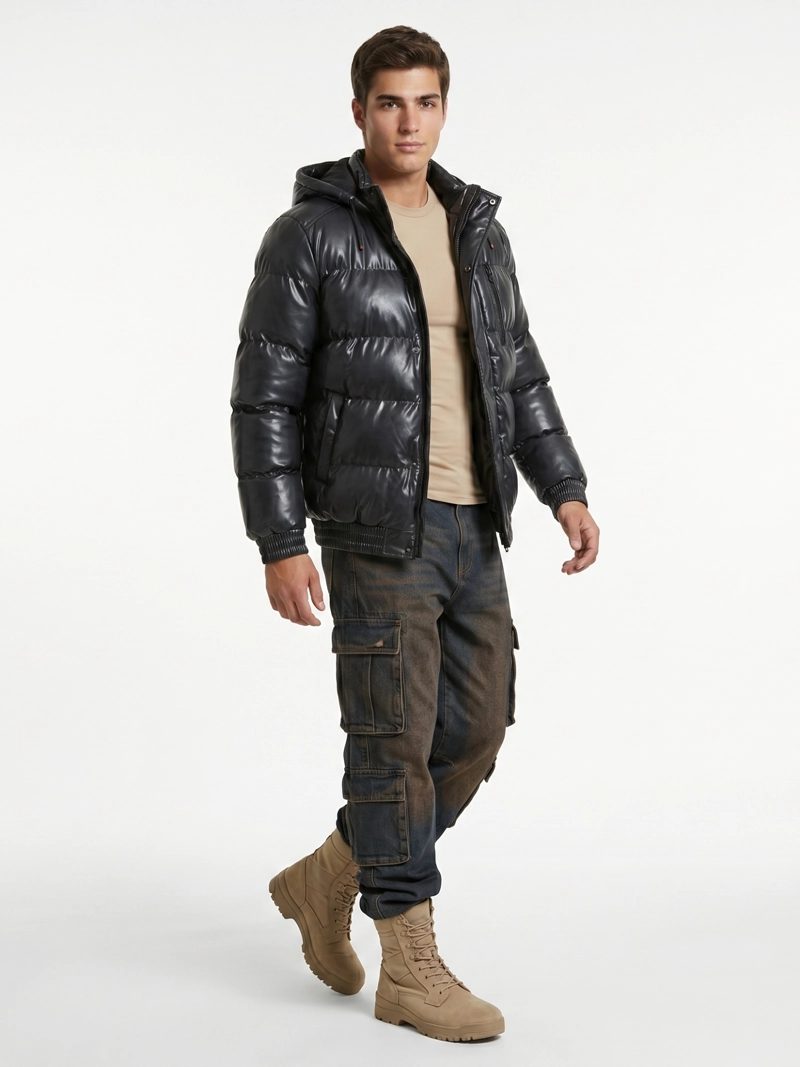 CHAQUETA PARCA ACOLCHADA IMPERMEABLE HOMBRE - 2