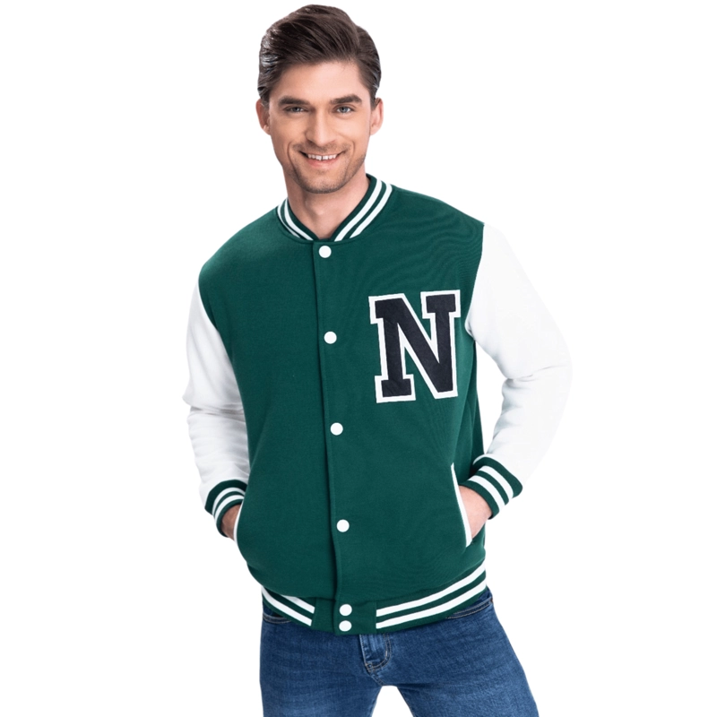 CHAQUETA POLERON UNIVERSITARIA HOMBRE NIGERIA - 4