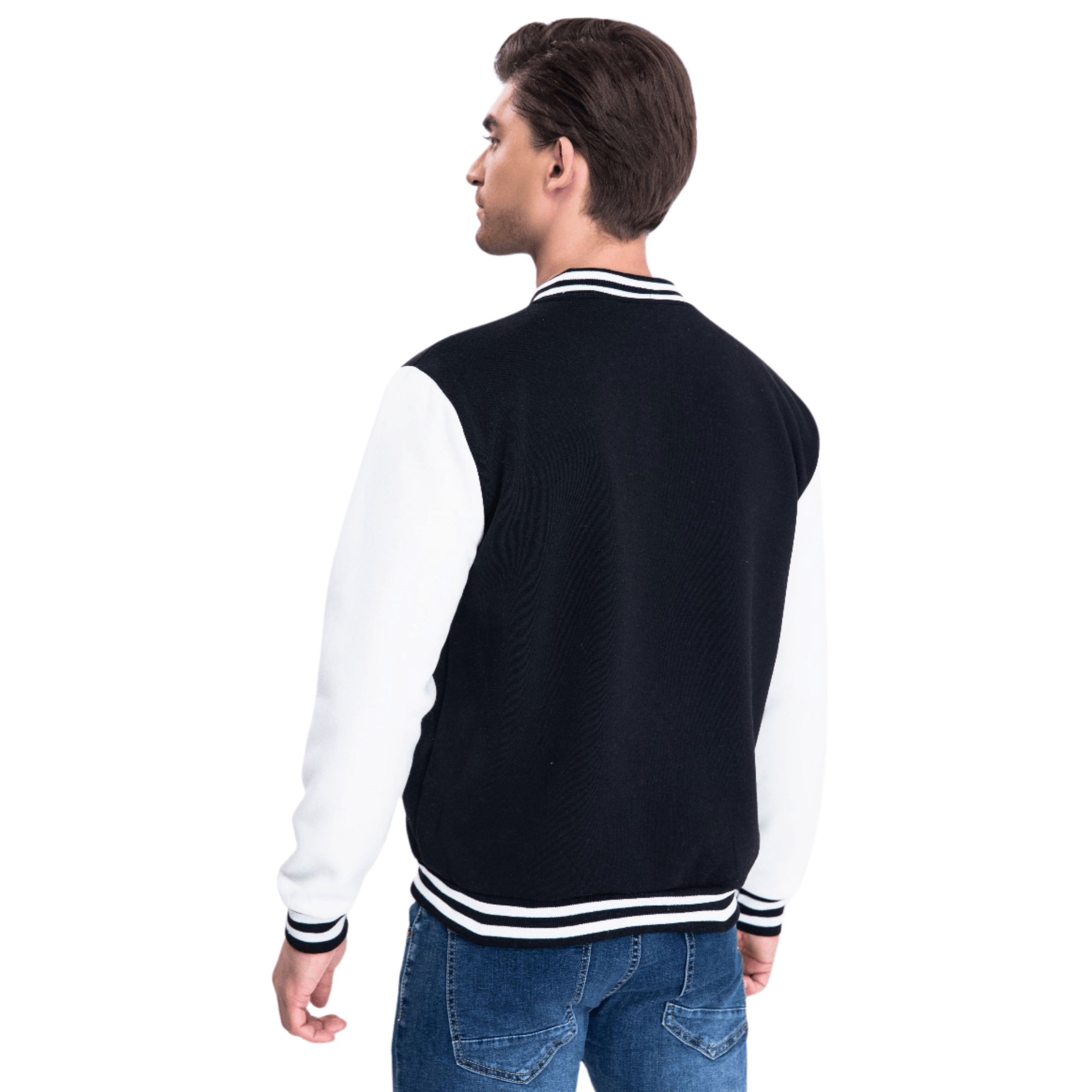 CHAQUETA POLERON UNIVERSITARIA HOMBRE NIGERIA - 4