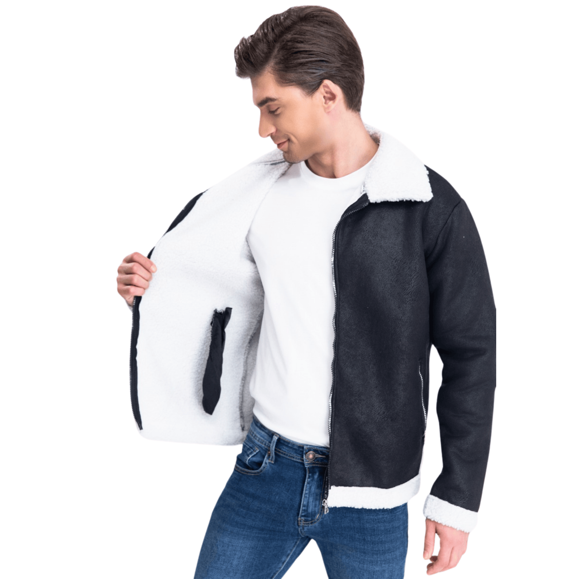 CHAQUETA ECOCUERO SOFT BOSTON HOMBRE - 2