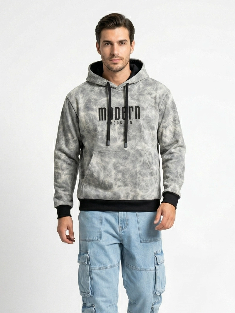 SUETER POLERON HOODIE GRUESO HOMBRE BROOKLYN - 1