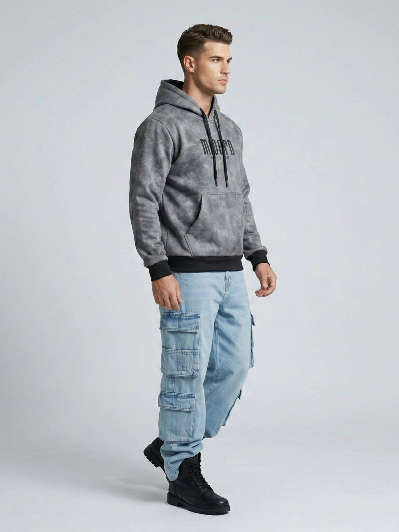 SUETER POLERON HOODIE GRUESO HOMBRE BROOKLYN - 2