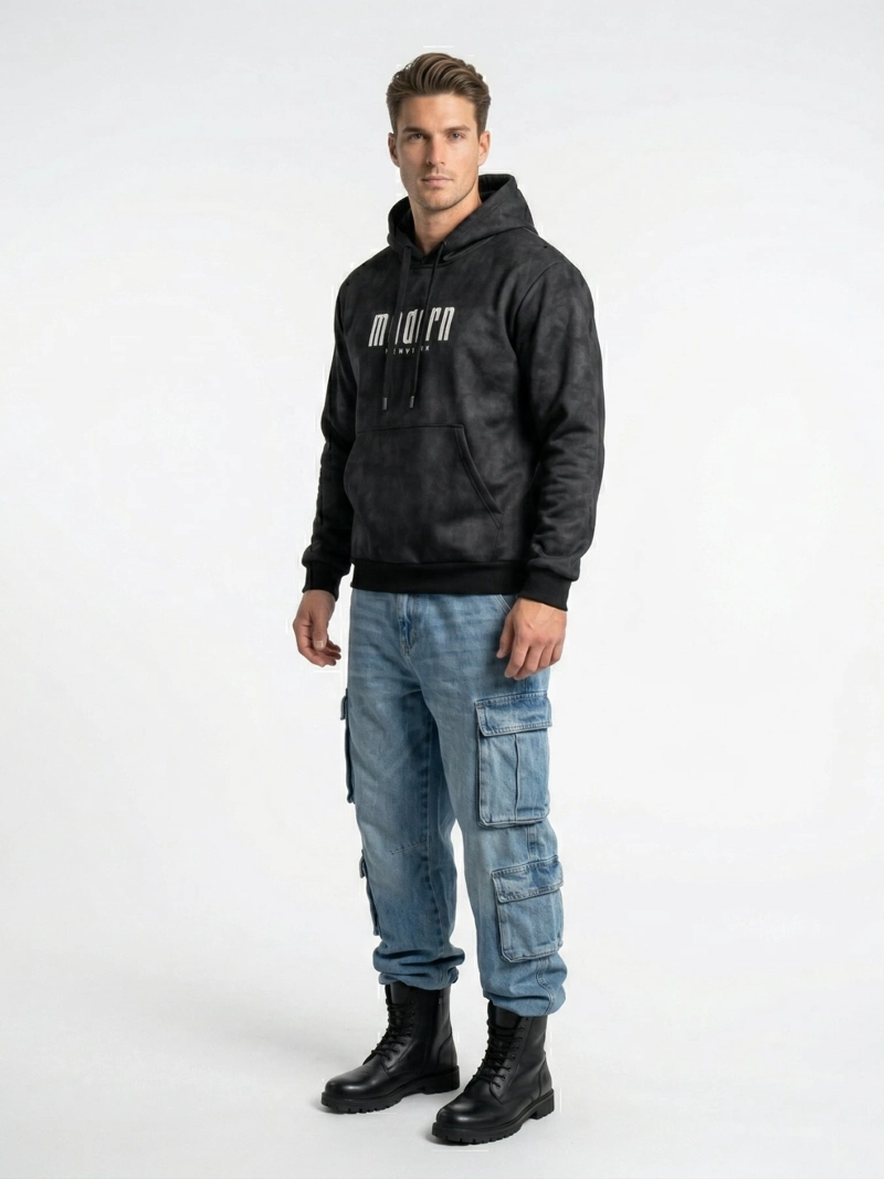 SUETER POLERON HOODIE GRUESO HOMBRE BROOKLYN - 2