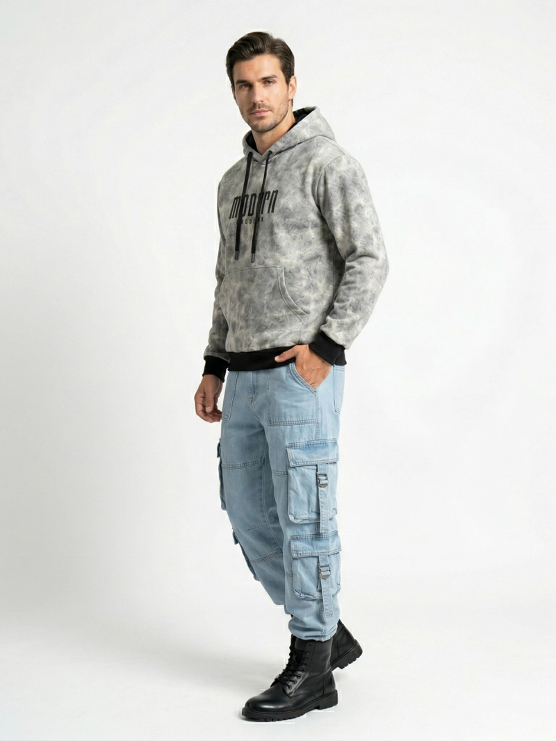 SUETER POLERON HOODIE GRUESO HOMBRE BROOKLYN - 2