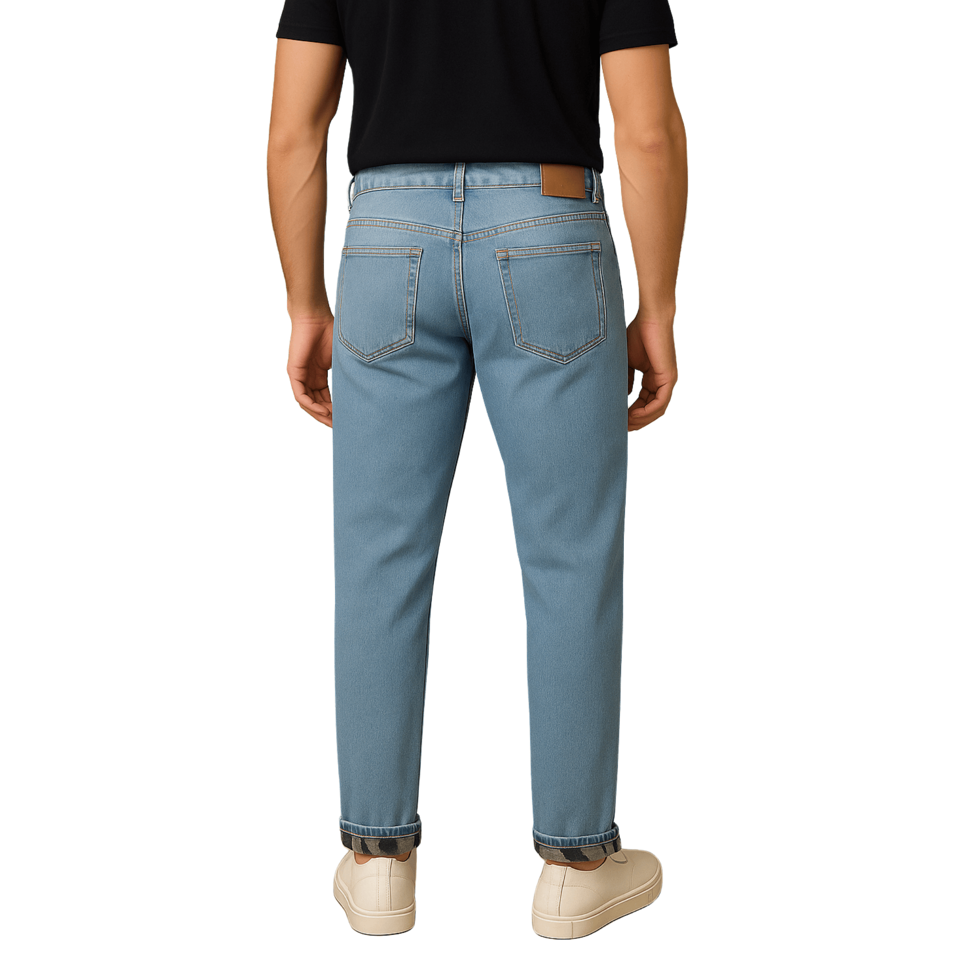 PANTALON JEANS MOM DESTROYED HOMBRE - 2