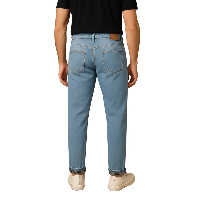 PANTALON JEANS MOM DESTROYED HOMBRE - 2