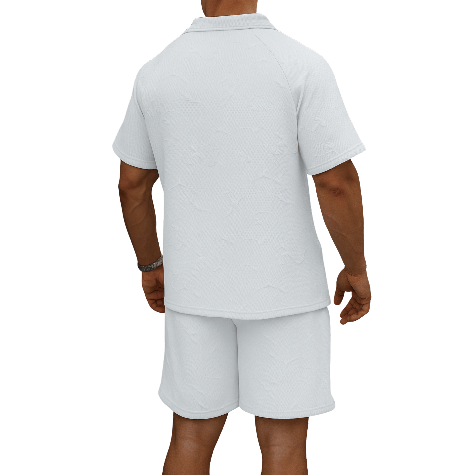 CONJUNTO POLO Y SHORT HOMBRE ESTILO URBANO VERANO MONACO - 2