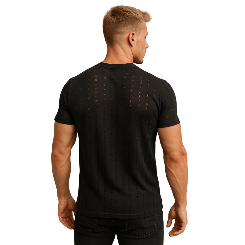 POLERA TEJIDA VERANO HOMBRE JC - 2
