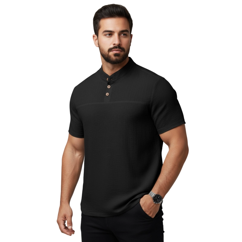 CAMISA LINO HOMBRE ROMA - 1