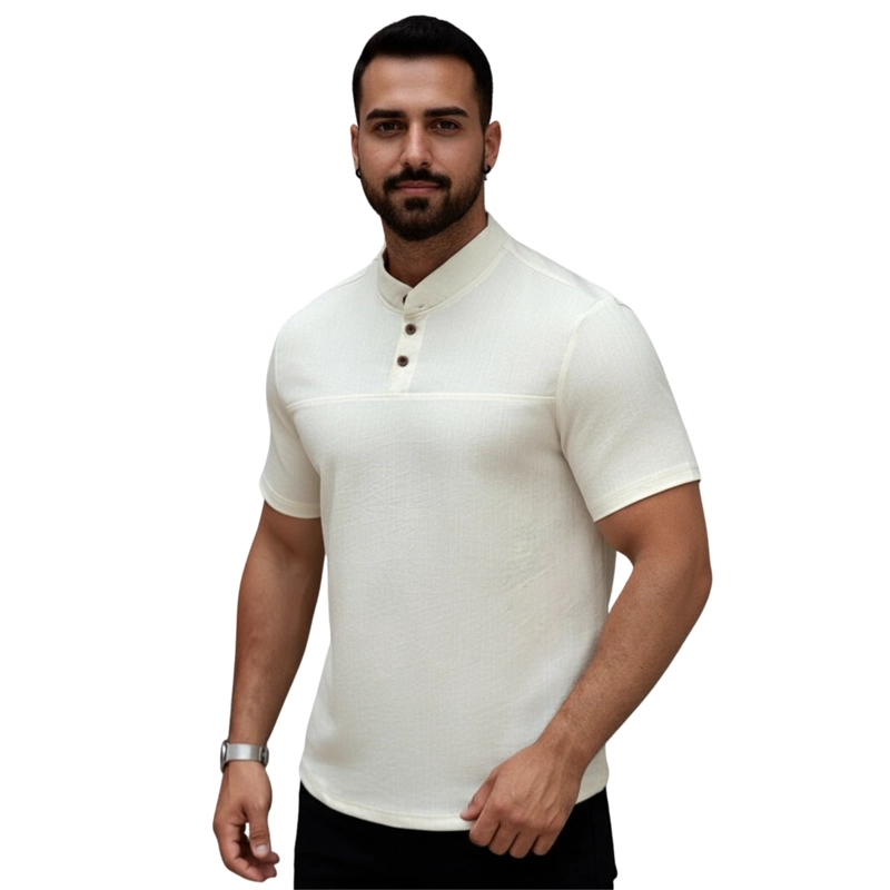 CAMISA LINO HOMBRE ROMA - 1