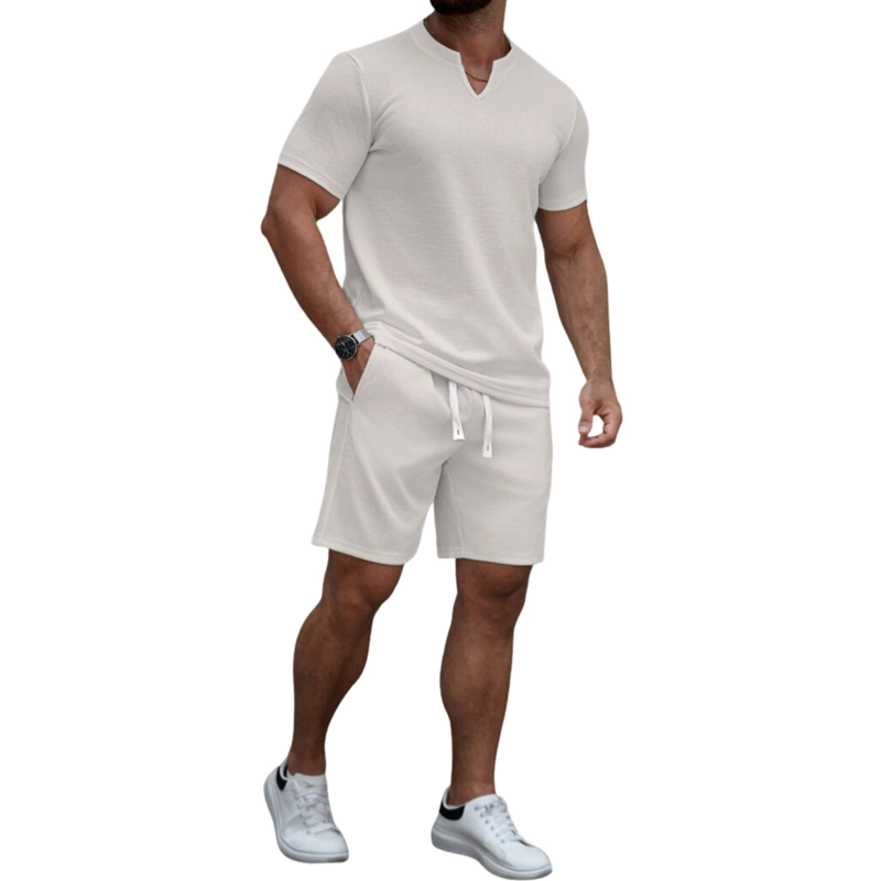 CAMISA LINO HOMBRE CUELLO V - 2