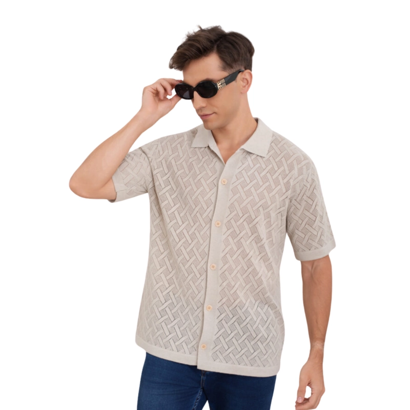 CAMISA TEJIDA HOMBRE NEW YORK - 1