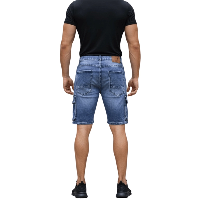 SHORT JEANS CARGO HOMBRE ROMEO - 3