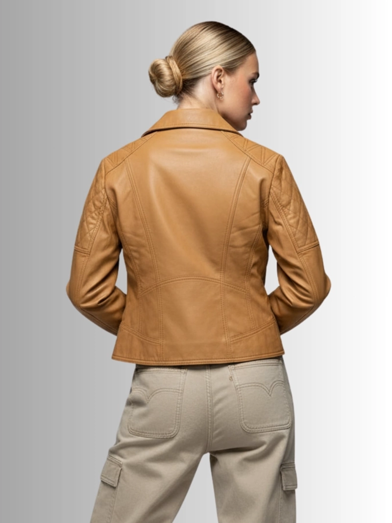 CHAQUETA ECOCUERO AVIADORA MUJER ATENEA - 2