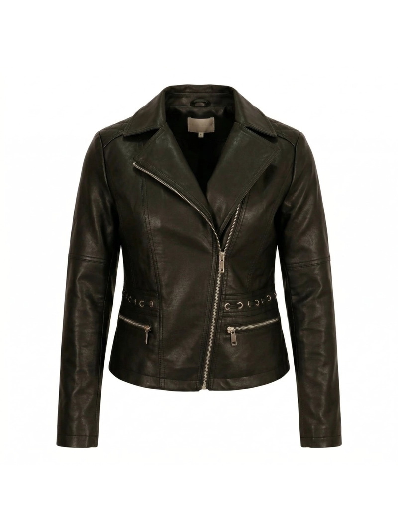 CHAQUETA ECOCUERO AVIADORA MUJER ATENEA - 4