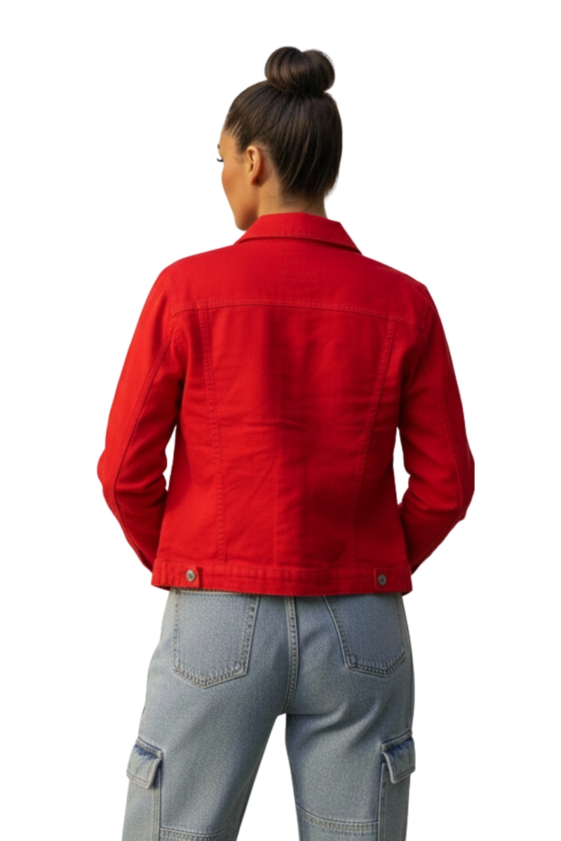 CHAQUETA MEZCLILLA DENIM MUJER - 2