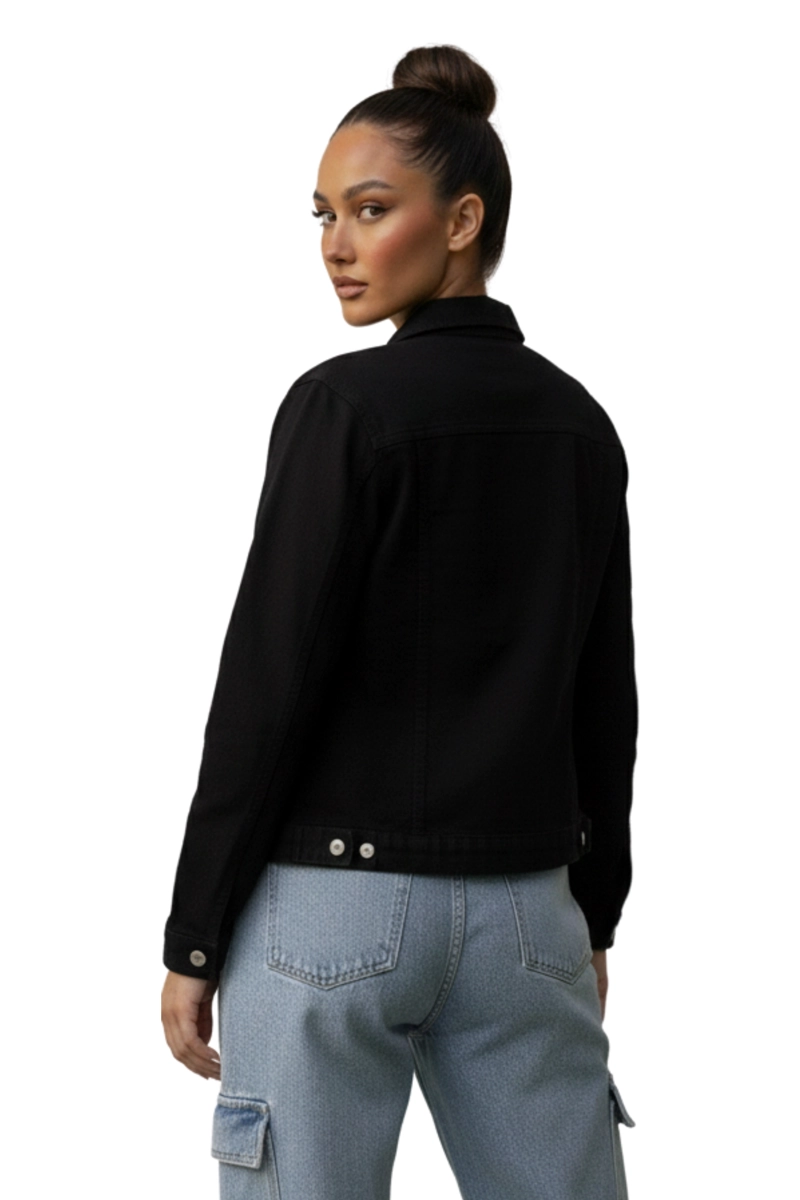 CHAQUETA MEZCLILLA DENIM MUJER - 2