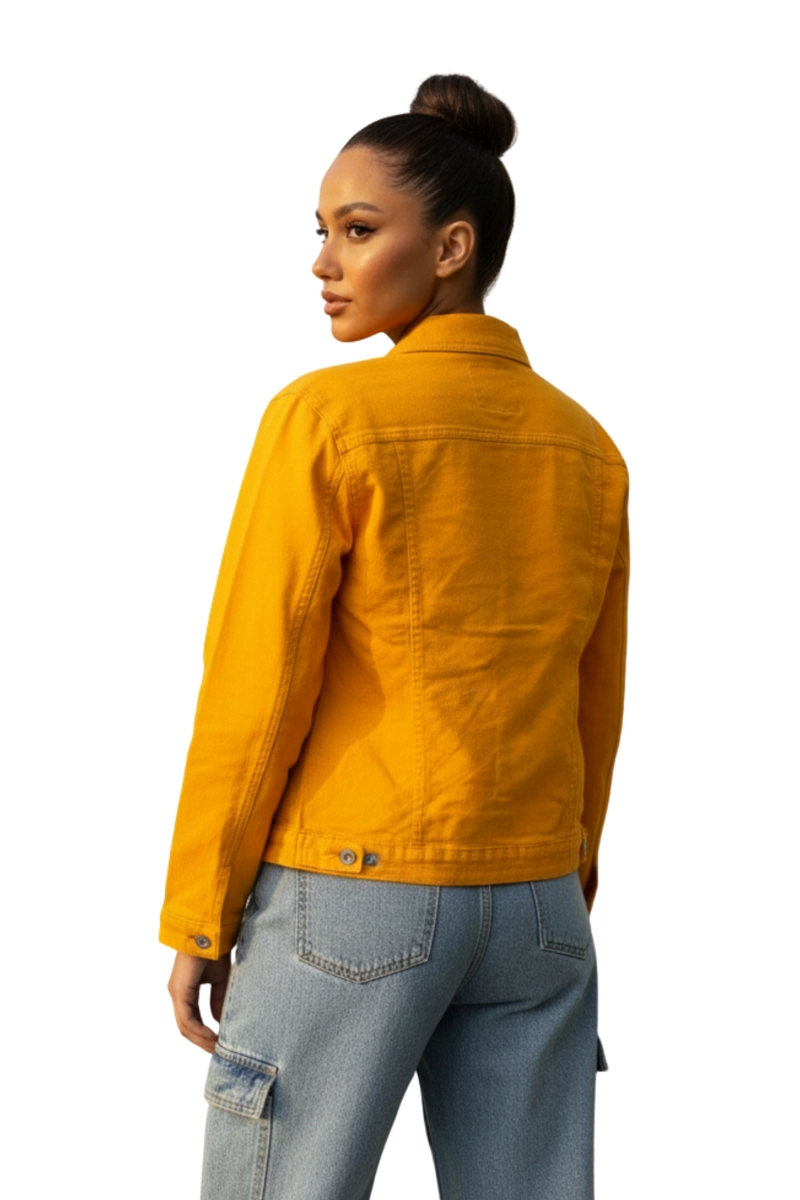 CHAQUETA MEZCLILLA DENIM MUJER - 3