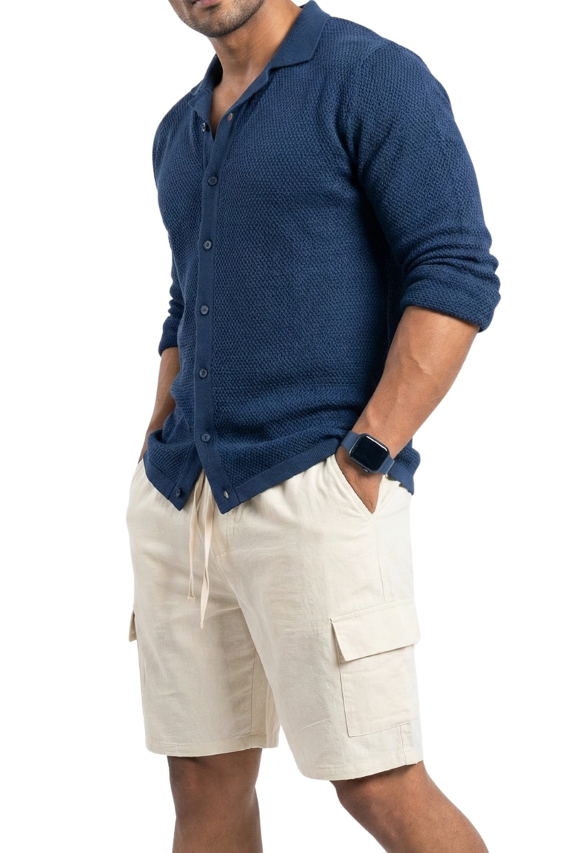 SHORT FRESCO LINO GRUESO CARGO HOMBRE - 2
